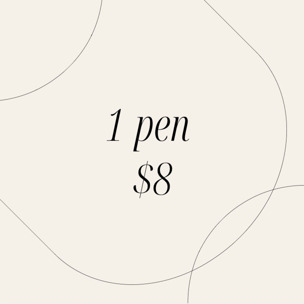 1 pen =$8